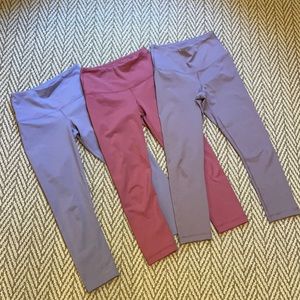 3 pairs of 90 Degree Capri leggings